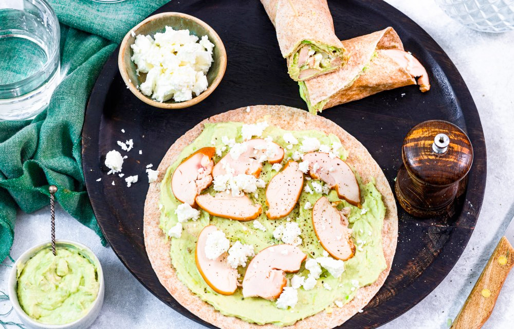 wraps met avocadohummus